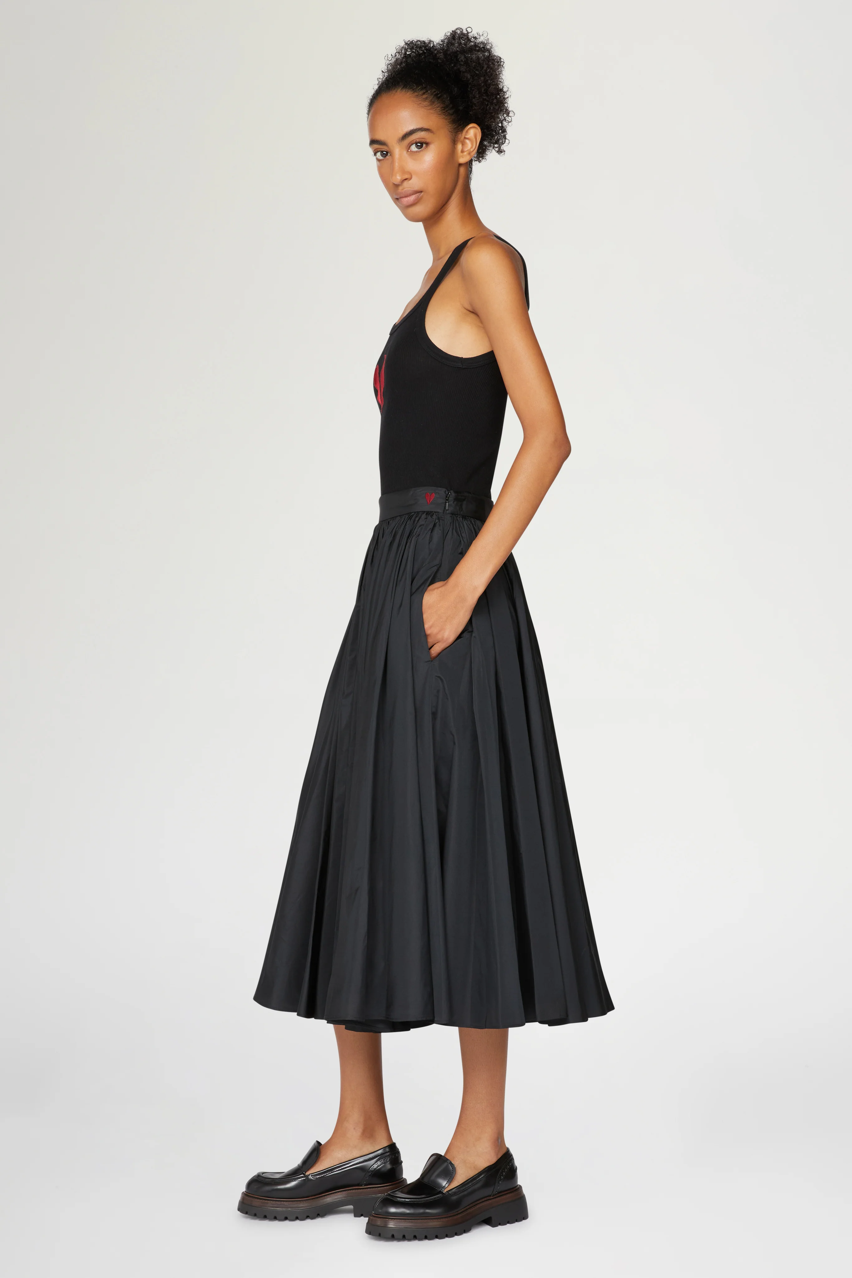 Pleated Midi Skirt - Image 4